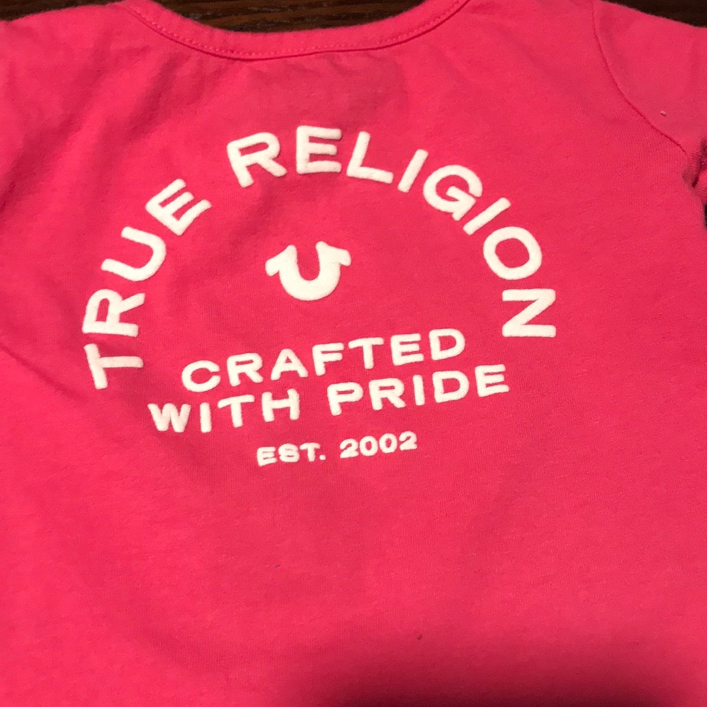 True Religion pink shirt 6 months